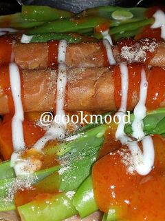 Foto resep Fried Sausage with Veggie