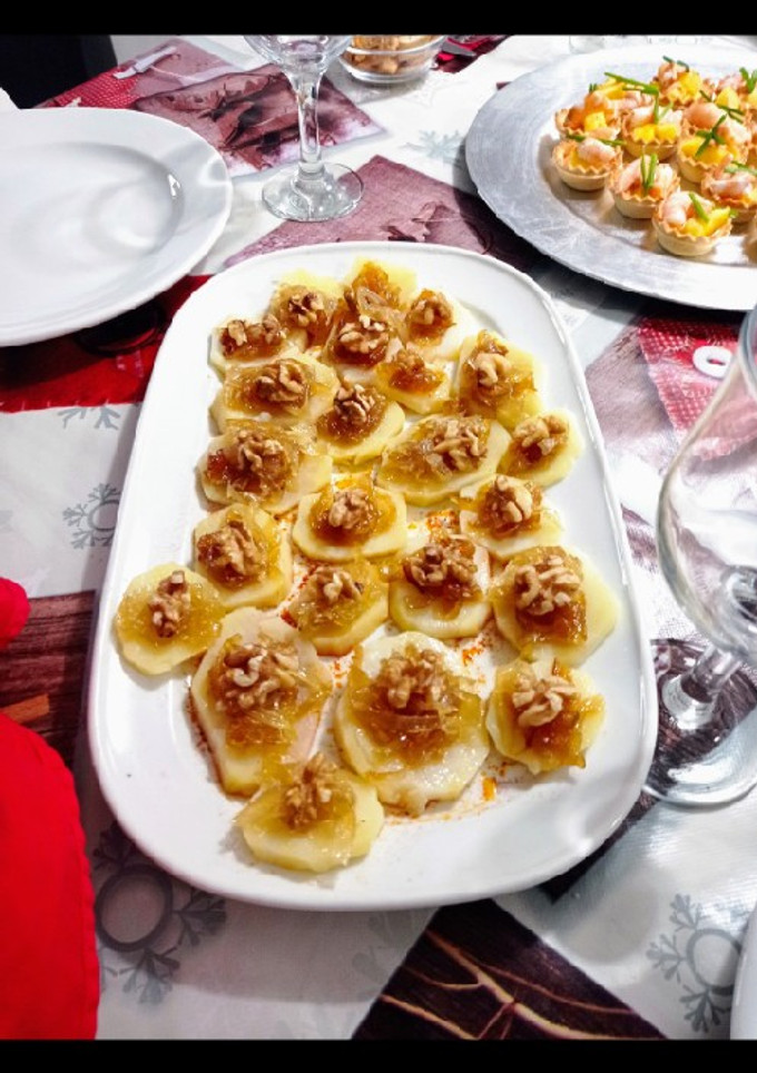 Una foto de Bocaditos caramelizados para Navidad 🎄☃️🥂