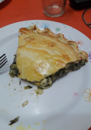 Una foto de Tarta de acelga y zapallitos
