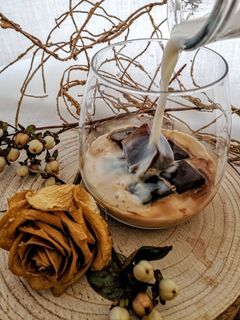 Foto de Café com Leite Refrescante