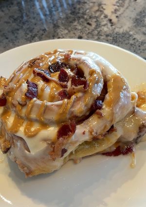 A picture of Elvis Cinnamon Rolls.