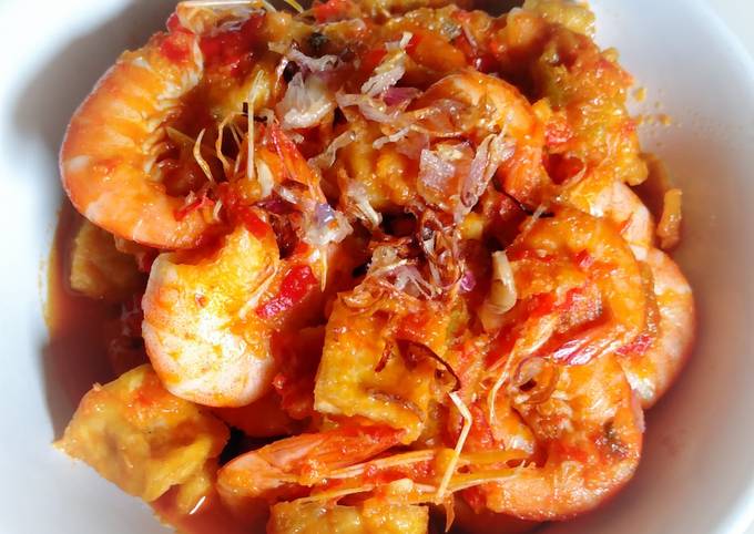 Udang Tahu Balado