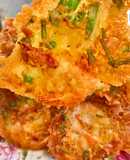 Bánh tôm chiên bột