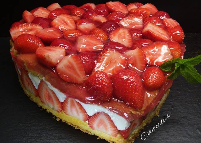 Topfen (Quark) Torte mit viel Erdbeeren 🍓🍓🍓🍓🍓🍓 Rezept von Carmecita&amp;#39;s ...