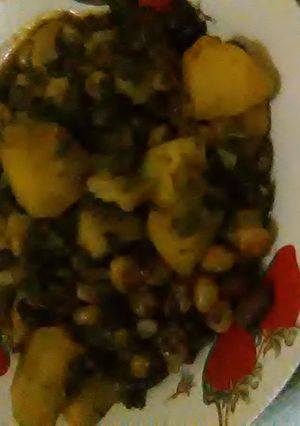 A picture of Fried githeri.