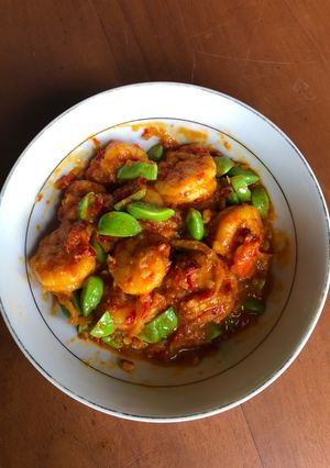 Foto resep Sambal udang pete