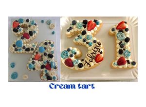Foto di Cream tart (con pasta frolla all'olio) 😍🎂