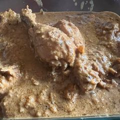 Badami chicken korma A picture of Badami chicken korma.