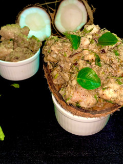 தேங்காய் பால் சிக்கன் வறுவல் (Thenkaai paal chicken varuval recipe in tamil) செய்முறை முக்கிய புகைப்படம்