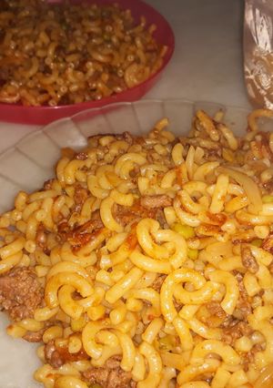 Una foto de Falsa Fideuá de Carne picada