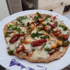 A picture of No yeast pizza.