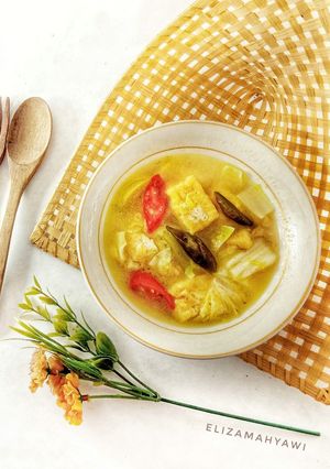 Foto resep Sayur santan Sawi Putih dan Tahu