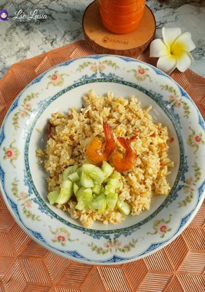 Foto resep Nasi Goreng Udang Kecombrang
