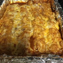 A picture of Simple Cheese Enchiladas.