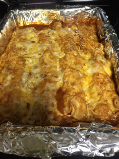 A picture of Simple Cheese Enchiladas.