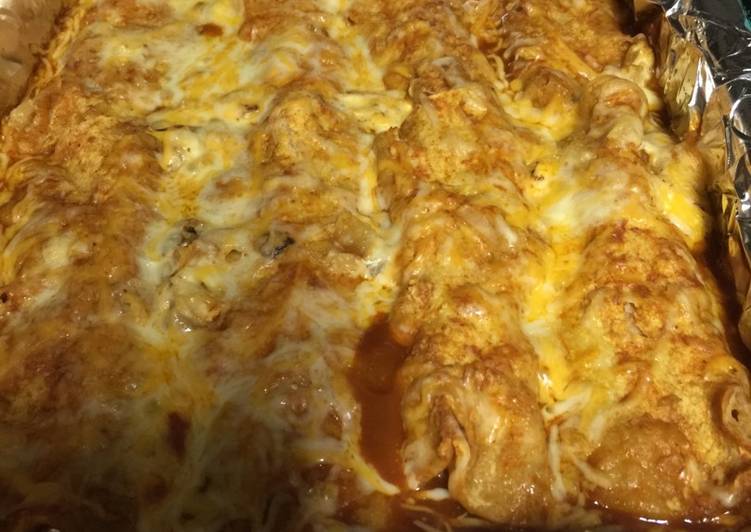 Steps to Prepare Ultimate Simple Cheese Enchiladas