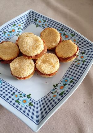 Una foto de Alfajores saludables