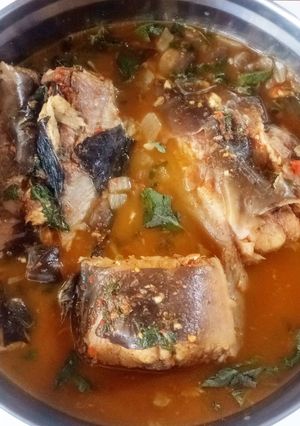A picture of Fresh fish pepper.