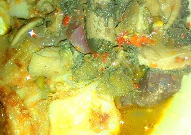 Easiest Way to Make Homemade Yam with soup