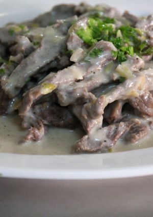 A picture of Fricassee of veal.