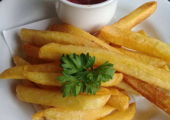 Cara Gampang Membuat Kentang goreng..gurih yang Bikin Ngiler