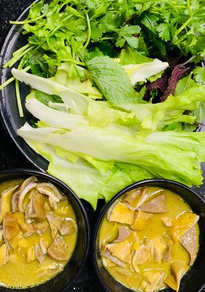 Hình của món Vào bếp cùng con: phá lấu lòng heo đơn giản.