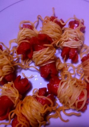 Foto resep Sosis goreng mie