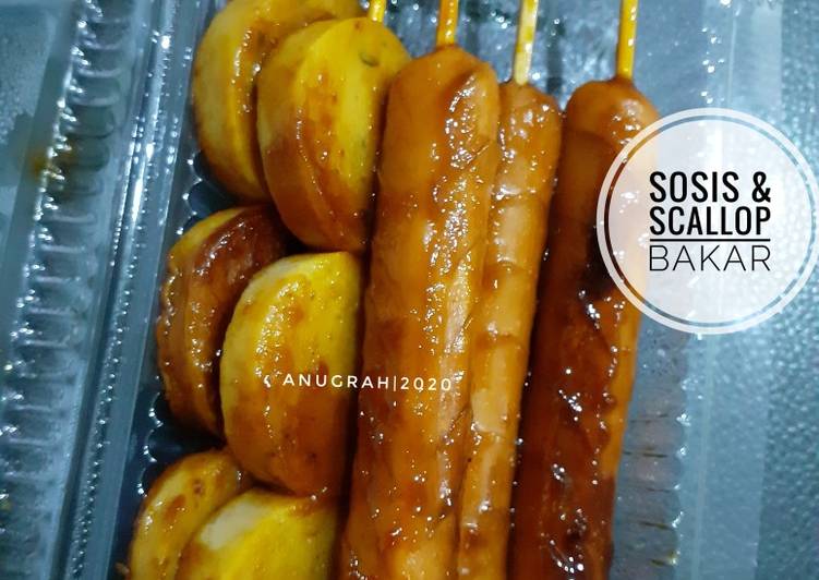 Cara Membuat #159 Sosis &amp; Scallop Bakar Anti Gagal