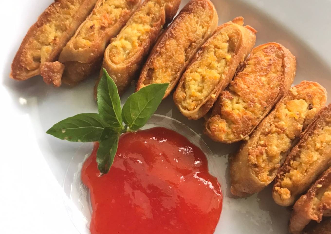 Egg roll Tahu
