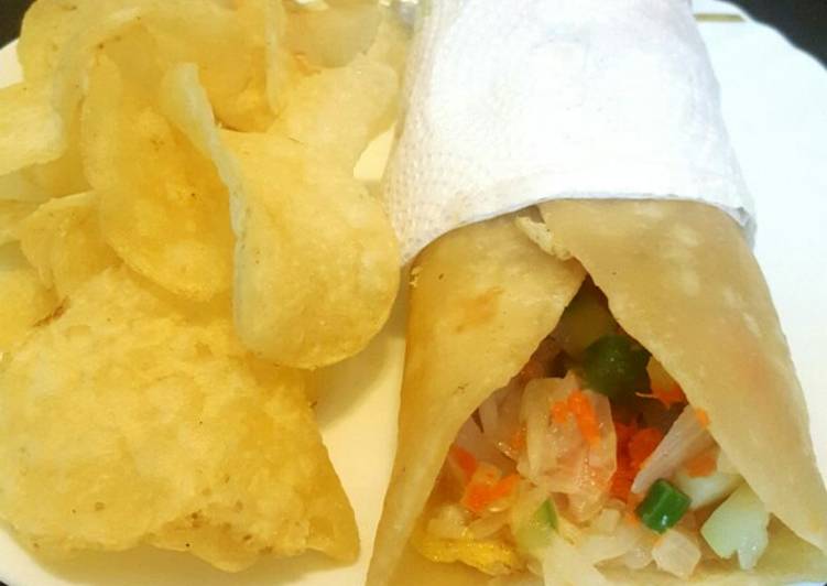 Recipe of Award-winning Egg roll and chips