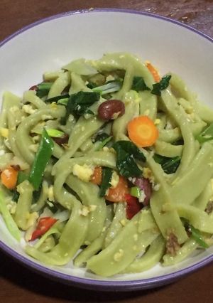 Foto resep Mie goreng sawi hijau