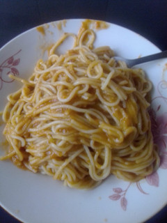 A picture of Simple spicy spaghetti.