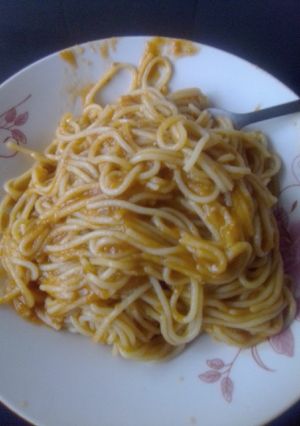 A picture of Simple spicy spaghetti.