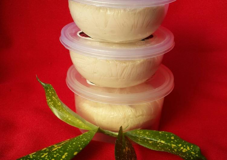 (22) Home Made Cream Cheese (2 bahan)