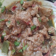 A picture of Namkeen Gosht.