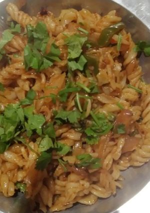 A picture of Vegetable pasta.