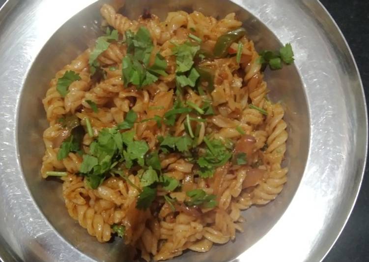 Recipe of Homemade Vegetable pasta