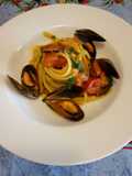 Tagliolini al limone e cozze