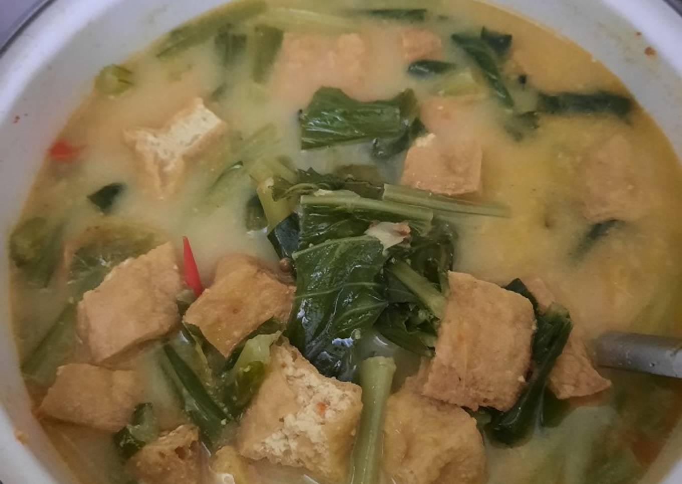 Lodeh sawi hijau tahu