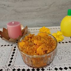 A picture of #NVM Snake gourd sabji(Padval).
