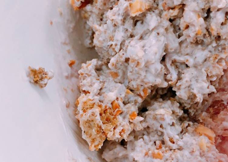 Simple Way to Prepare Homemade Fake oatmeal bowl