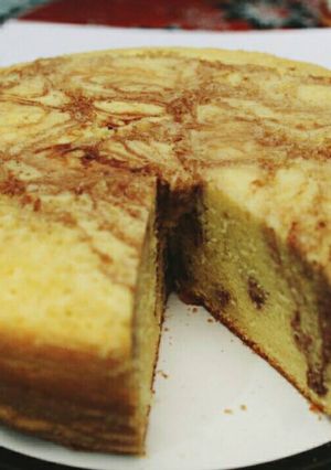 Foto resep Marmer Cake (Baked on Ricecooker)