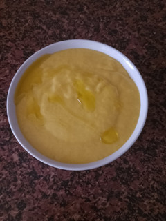 Una foto de Salmorejo de naranja