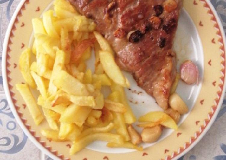 Secreto a la plancha con ajitos😋