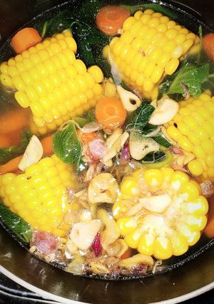 Foto resep Sayur Bayam Jagung Simpel Gurih