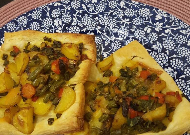 Easiest Way to Make Quick Mix veg puff pastry