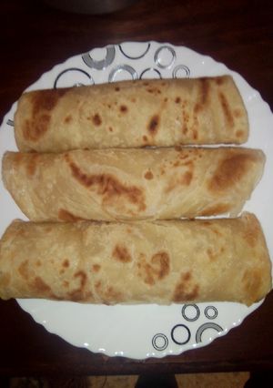 A picture of Soft layered Chapati.