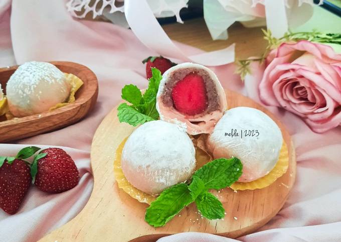 Resep Strawberry Red Bean Daifuku Oleh Melda Yanti Cookpad 7430