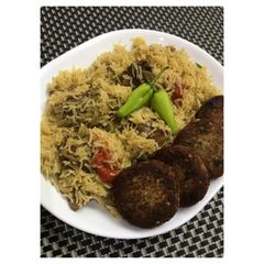 A picture of Mutton Yakhni Palau!.