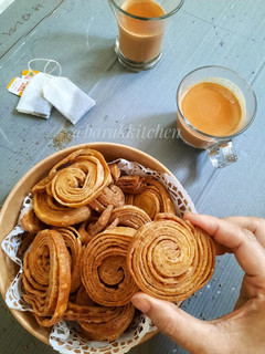 A picture of Pinwheel Mathri.